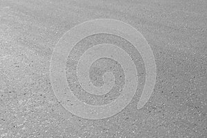 Asphalt background texture. New fresh asphalt black and white. Flat or grainy road surface.