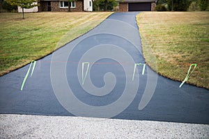 Asphalt Driveway Seal, Sealed, Sealing