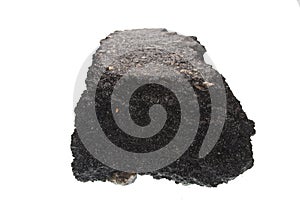 Asphalt isolated on white background