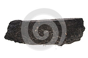 Asphalt isolated on white background