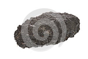 Asphalt isolated on white background