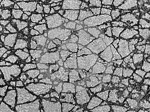 Asphalt pavement with cracks,asphalt texture