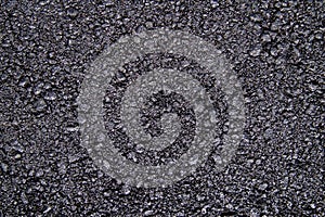 Asphalt pavement on the road photo