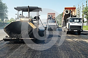 Asphalt pavement works