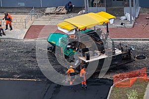 Asphalt paver a complex linear road construction machine, asphalt pavers are designed for laying layers of asphalt concrete paveme