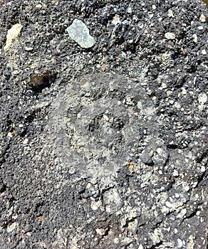 asphalt texture background. dark stone, road. rough.