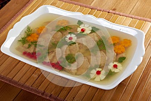 Aspic from meat