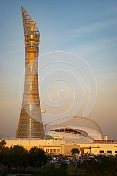 The Aspire Tower in Doha, qatar