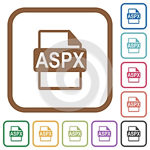 ASPX file format simple icons