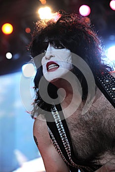 Kiss , Paul Stanley during the concert