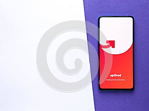 Assam, india - June 09, 2020 : Upgrad a online learning platform.