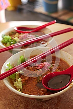 Assam Laksa Malaysian Food Popular in Penang
