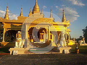 Assam& x27;s historical place at Arunachal Namchai It is famous for its beauty it is known as Golden paguda