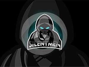 Assasin Mascot Illustration Vector Logo esport