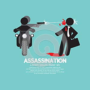 Assassination Shooting From The Motorcycle photo