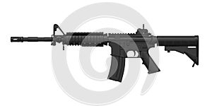 Assault Rifle Isolated