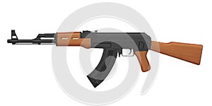 Assault Rifle Isolated