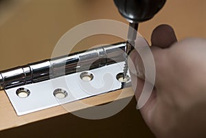 Assemblage of a door