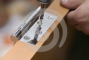 Assemblage of a door