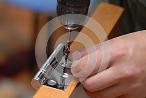 Assemblage of a door