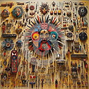 Assembled Chaos in Outsider Art, Knolling