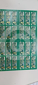 Assembled PCB, made by Siemens machines