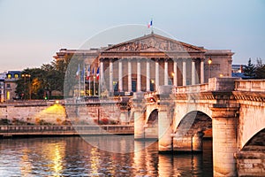 Assemblee Nationale National Assembly in Paris, France