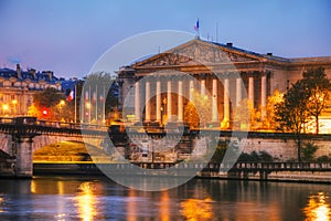 Assemblee Nationale National Assembly in Paris, France