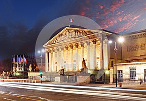 Assemblee Nationale (Palais Bourbon) - the French Parliament, Pa