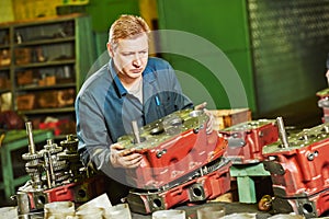 Assembler worker at tool workshop