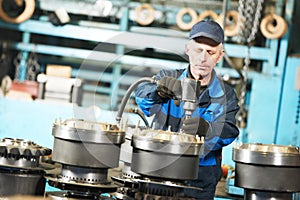 Assembler worker at tool workshop