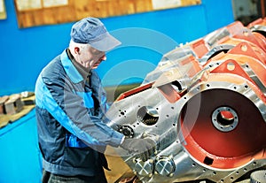 Assembler worker at tool workshop