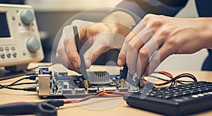 AI-Generated Motherboard Repair