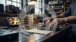 AI-Generated Retro Tech Repair