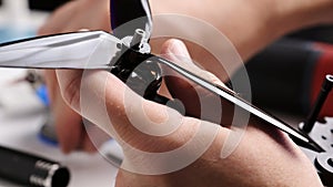 Assembling fpv DIY drone