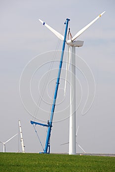 Assembling a windmill