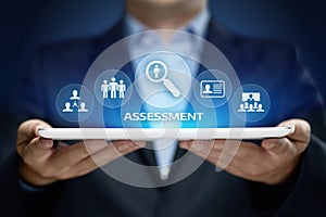 Assessment Analysis Evaluation Measure Business Analytics Technology concept