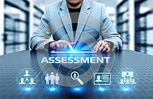 Assessment Analysis Evaluation Measure Business Analytics Technology concept