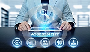 Assessment Analysis Evaluation Measure Business Analytics Technology concept