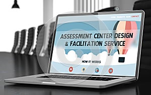 Assessment Center Design and Facilitation Service Concept. 3D.