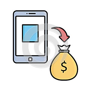 Asset Fill color vector icon which can easily modify or edit