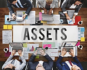 Assets Accounting Benefit Bonus Budget Value Concept