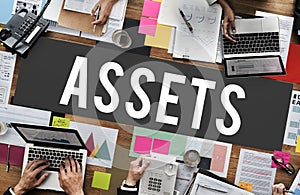 Assets Accounting Benefit Bonus Budget Value Concept