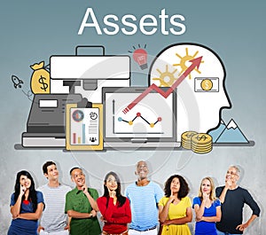 Assets Accounting Money Financial Concept