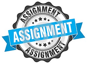 assignment seal. stamp