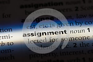 assignment