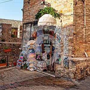 Assisi, Italy. Medieval city famous all over the world.