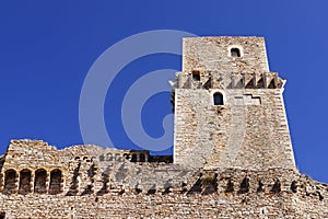 Assisi ,Italy , fortress of Rocca Maggiore