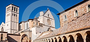 Assisi, Italy. Medieval city famous all over the world.