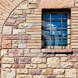 Medieval wall window